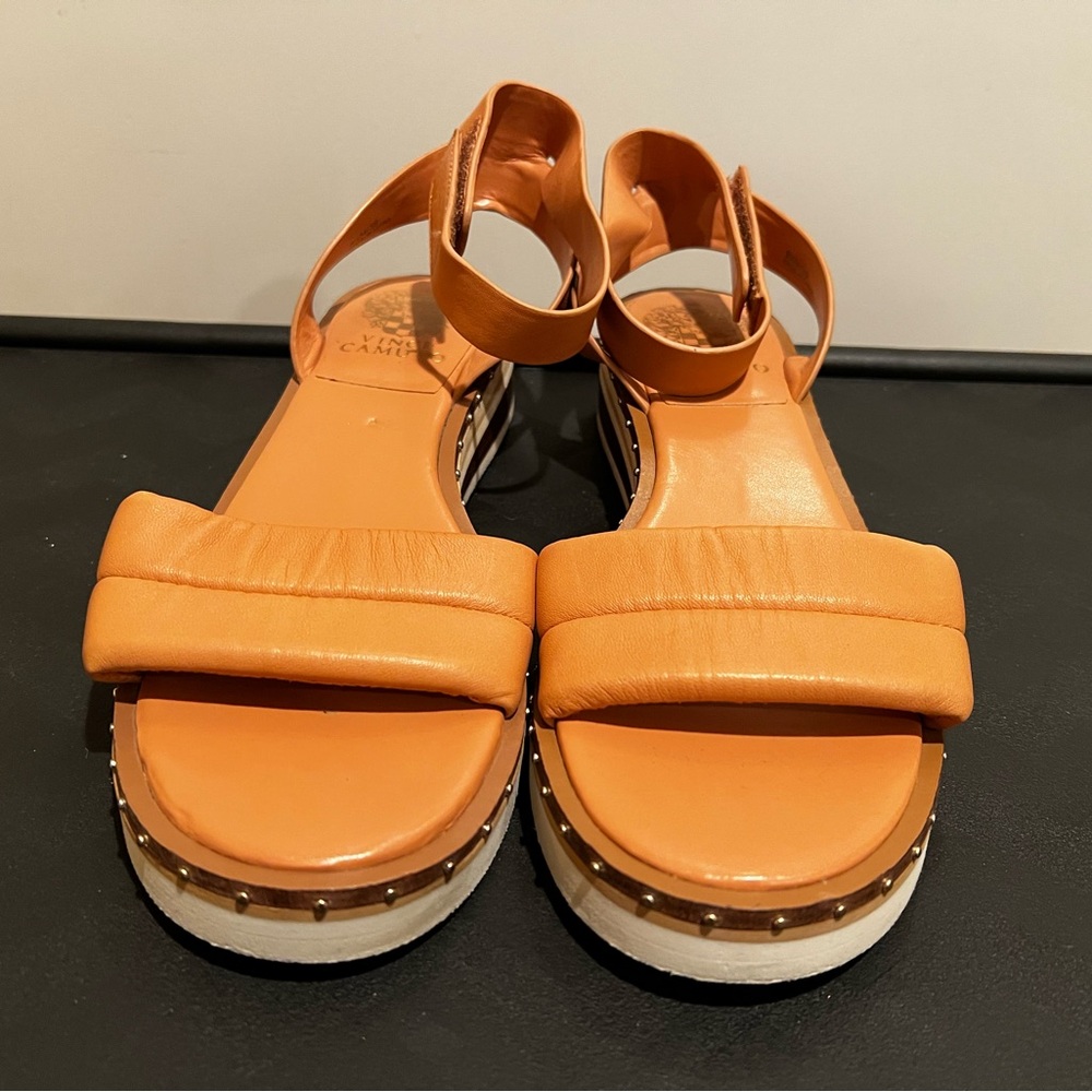 Vince Camuto Orange Platform Sandals